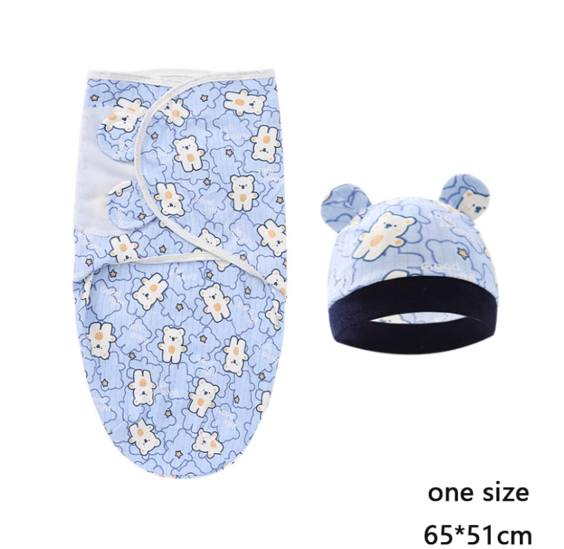 Breathable Cotton Swaddle for Peaceful Sleep