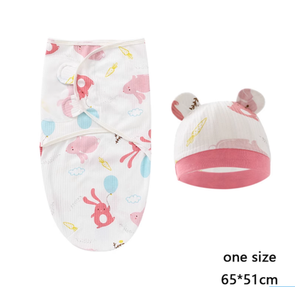 Breathable Cotton Swaddle for Peaceful Sleep