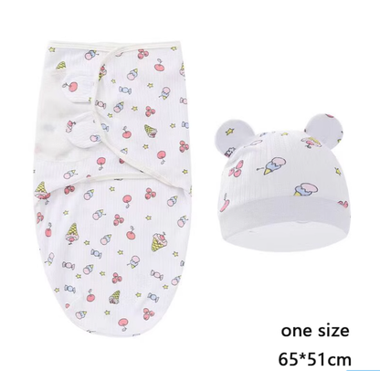 Breathable Cotton Swaddle for Peaceful Sleep